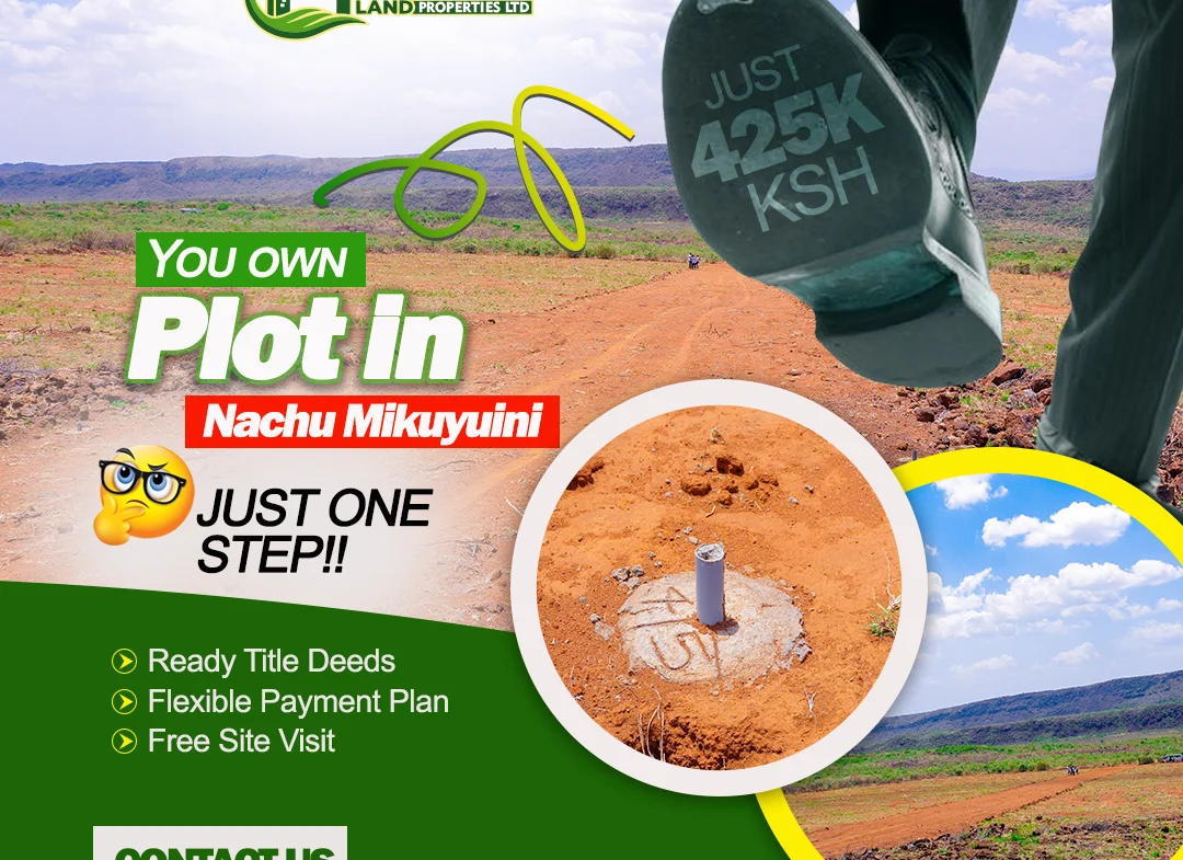 plot in nachu kikuyu for only 425k